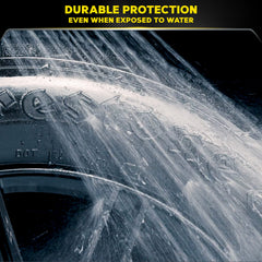 Meguiar's application pad closeup showing even spread for controlled gloss