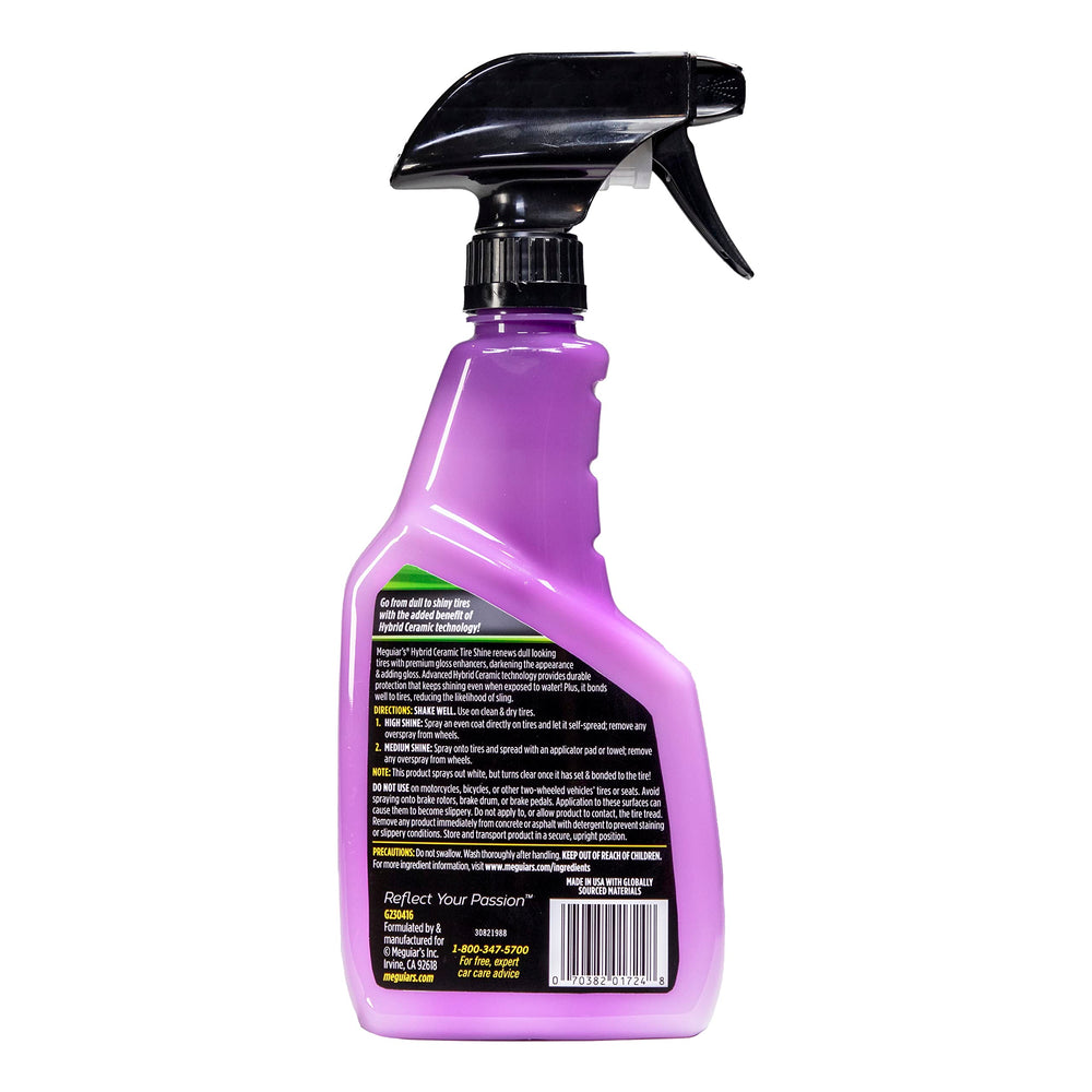 Meguiar's bottle in hand showing 16 oz scale for consumer sizing clarity