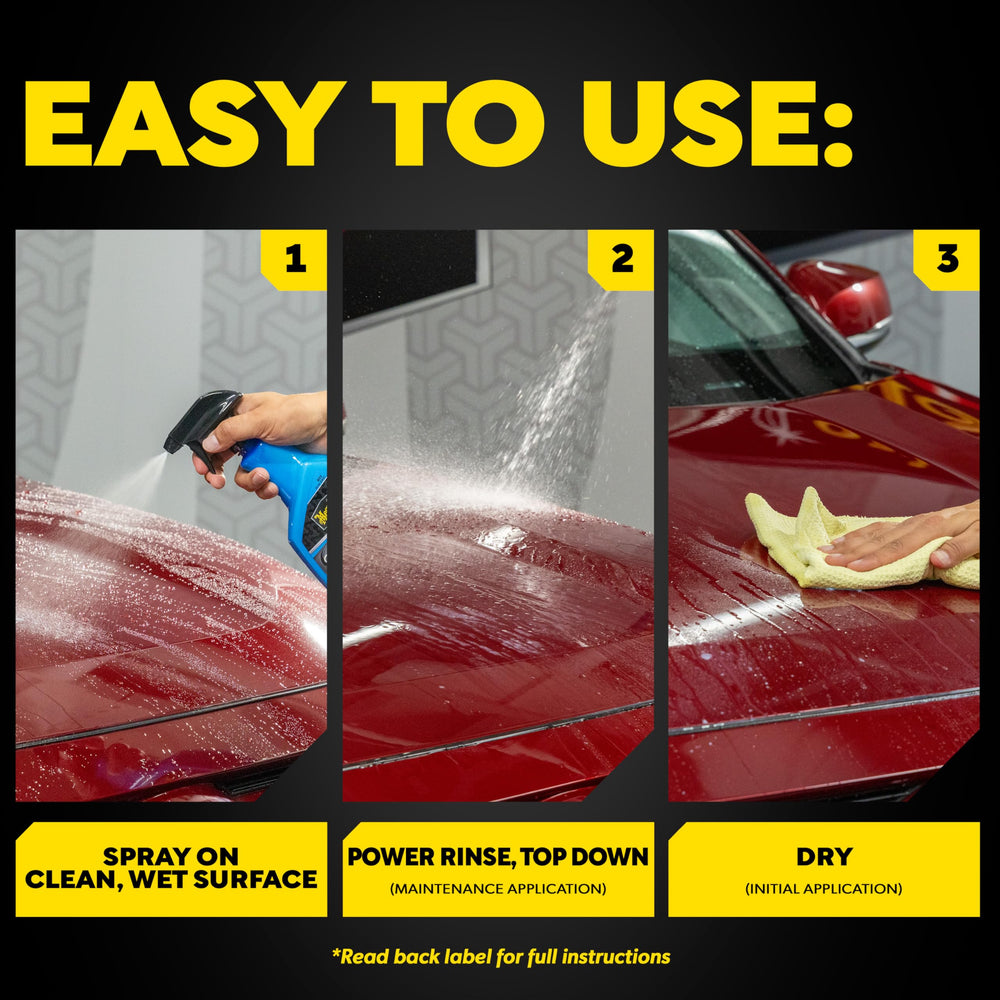 Meguiar's label close-up with instructions and ingredient clarity for confident use