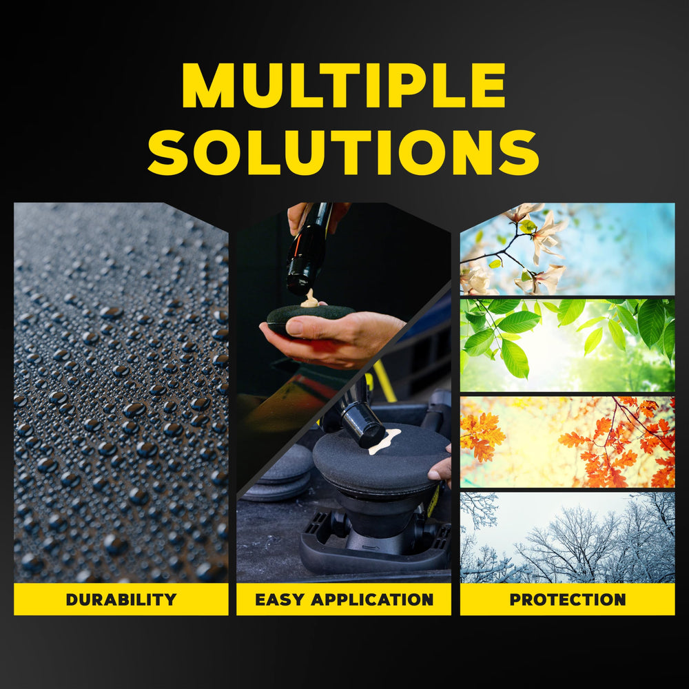 Meguiar's kit contents laid out for quick identification and readiness