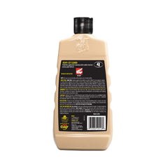 Meguiar's M04 texture close-up showing abrasive consistency for fast cutting
