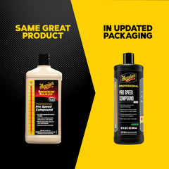 Meguiar's open cap and compound texture showing ease of application