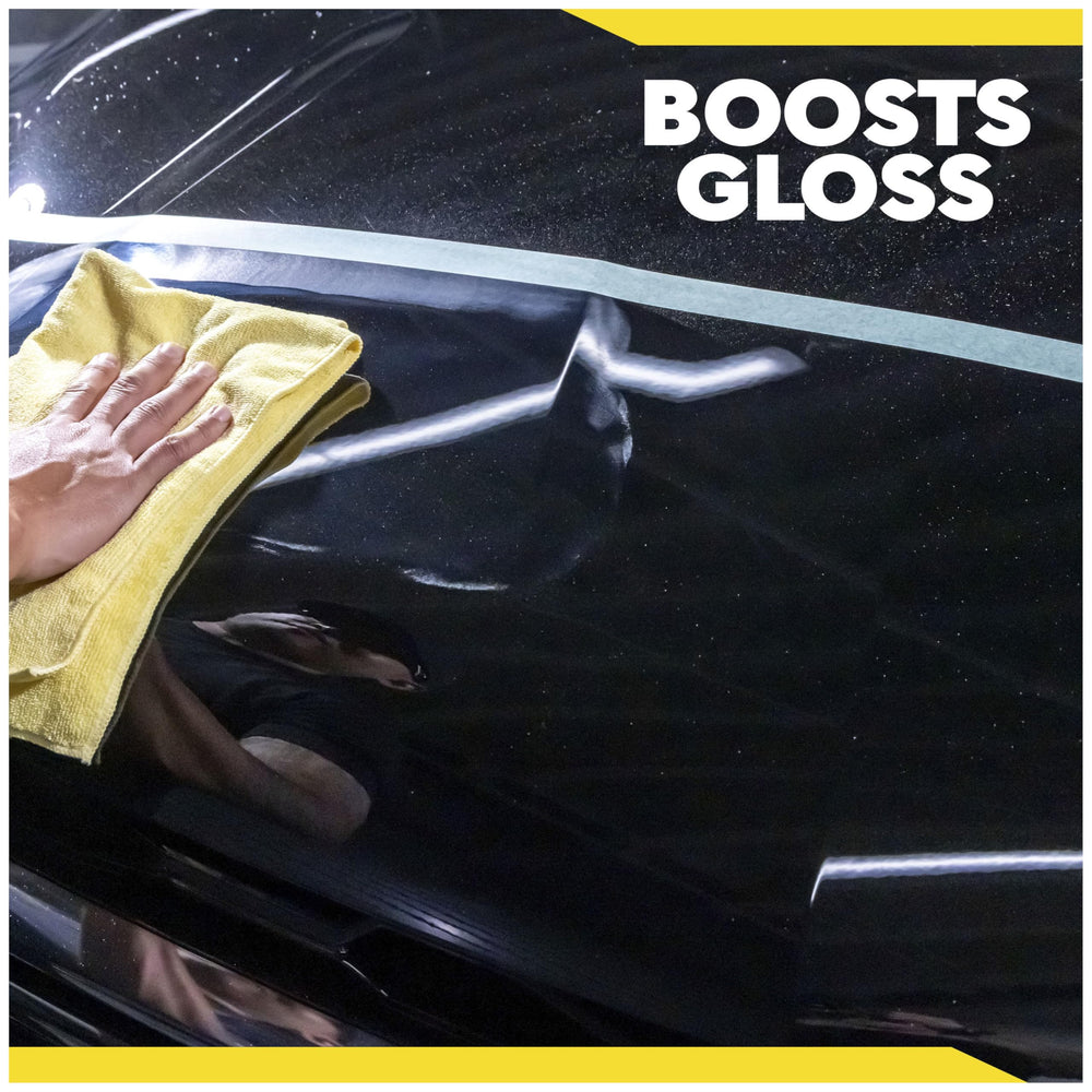 Meguiar's M105 next to an 8oz scale for clear size and portioning benefit