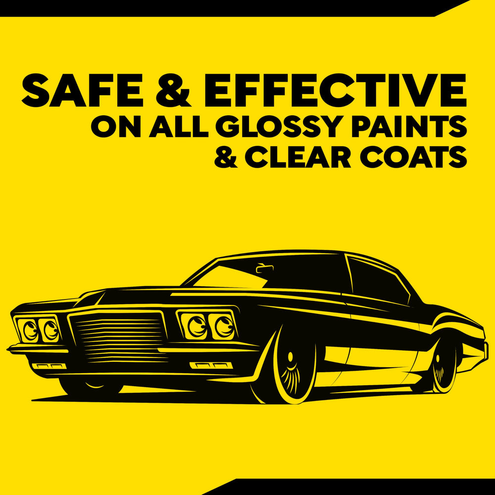 Meguiar's applied with dual-action polisher for controlled paint refinement