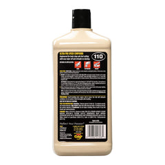 Meguiar's label close-up revealing product name and usage information