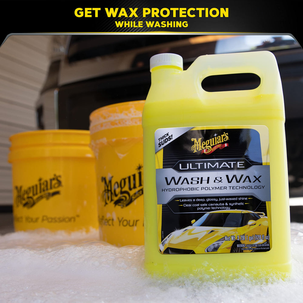 Meguiar's pouring concentrated solution into measuring cup for dilution