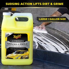 Meguiar's rich suds close-up showing safe dirt suspension