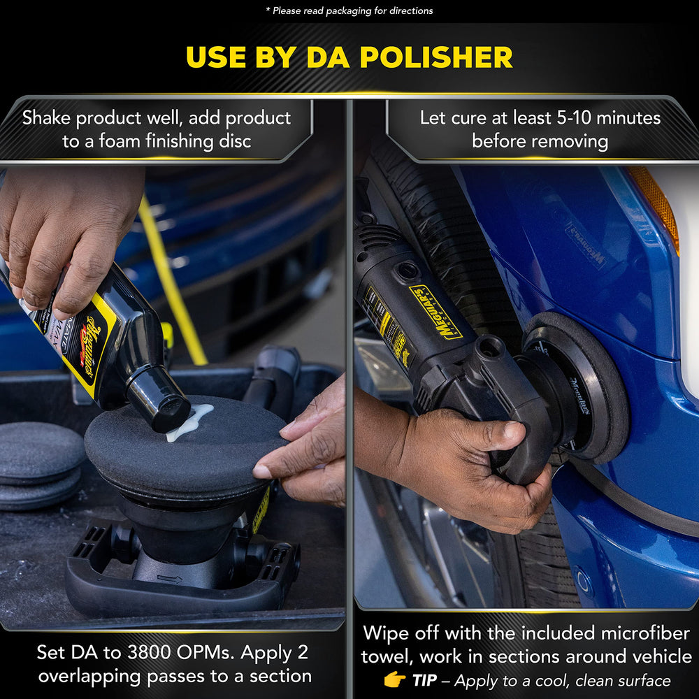 Meguiar's water beading on hood illustrating strong hydrophobic protection