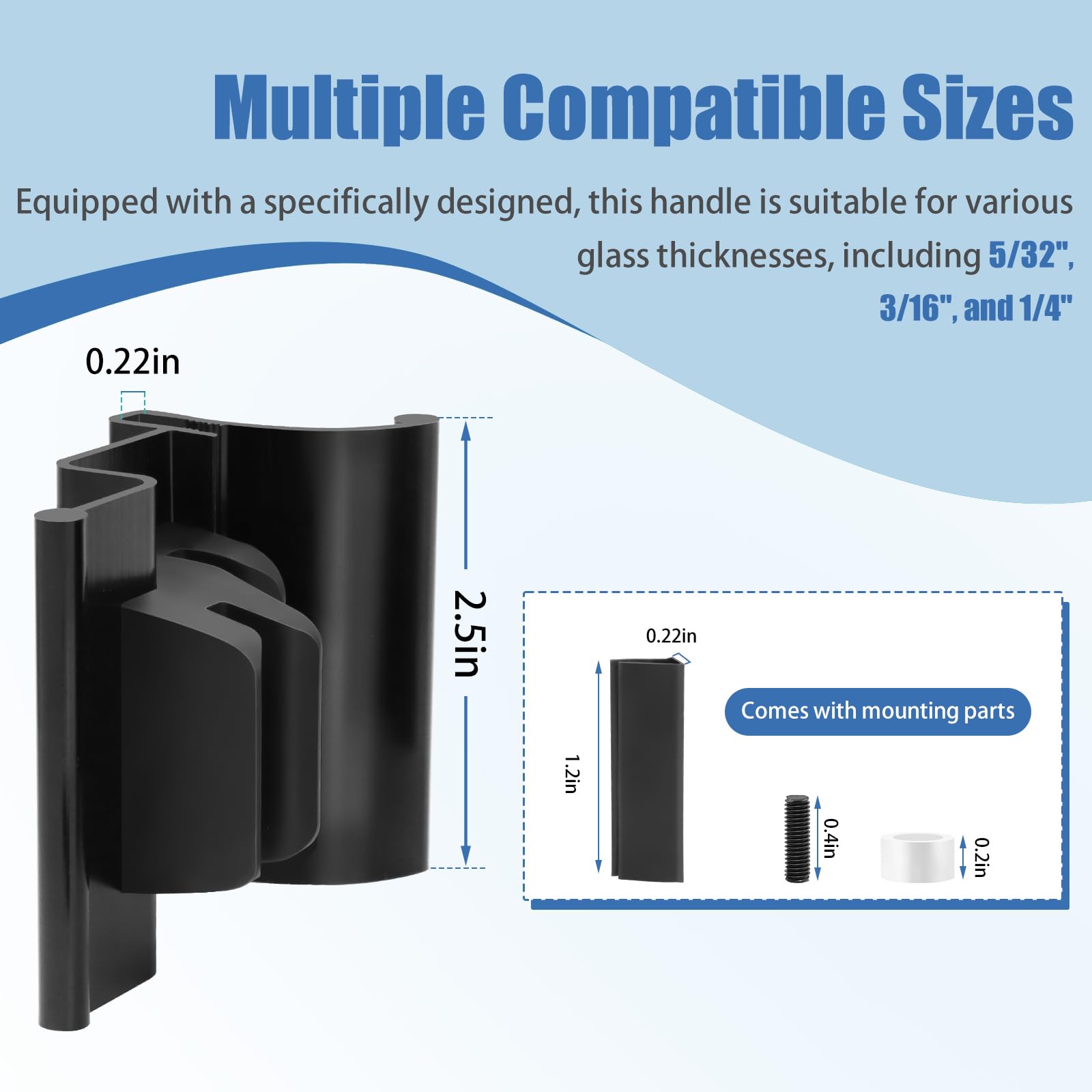 MEKILYN close-up gasket view, protects glass and ensures snug fit
