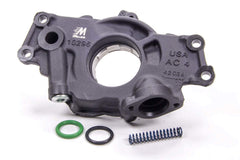 Melling engine oil pump front view showing robust construction and easy identification