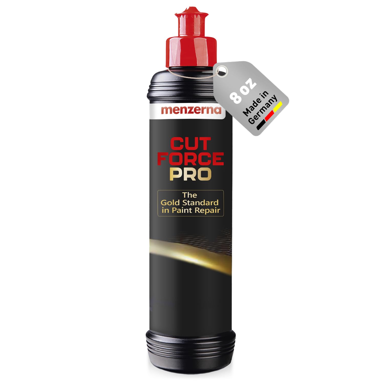 menzerna front packaging showing bottle and label with clear product ID and benefit