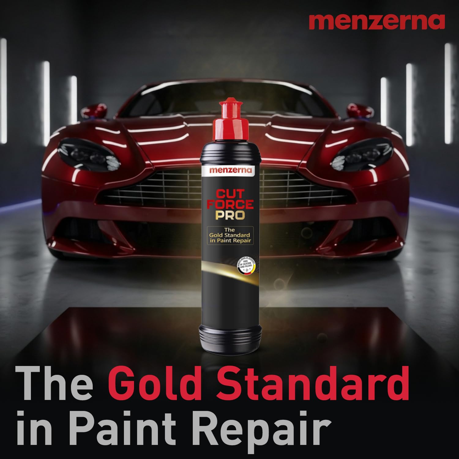 menzerna in a detailing setup with tools showing professional-quality finish benefit