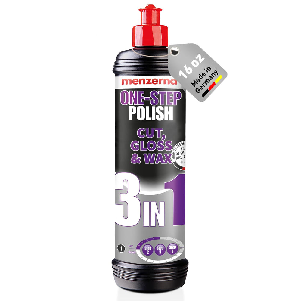 menzerna front label showing product identity and easy use benefit