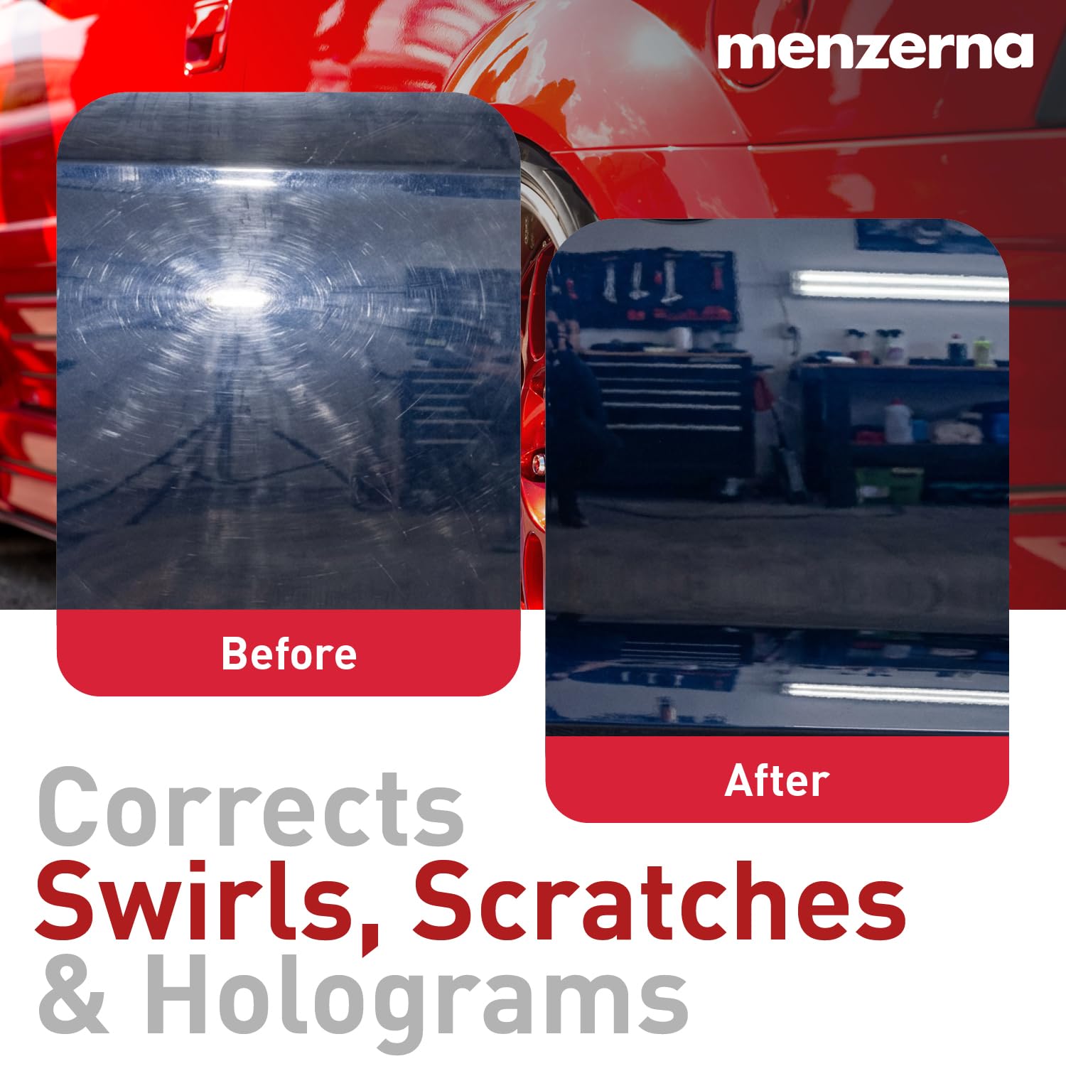 menzerna polish texture close-up demonstrating smooth consistency for even coverage