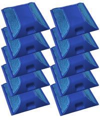 Merhoff & Larkin front pack of ten blue road reflectors showing product and count