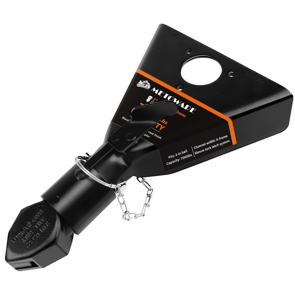 METOWARE front view of coupler showing mounting and durable design benefits