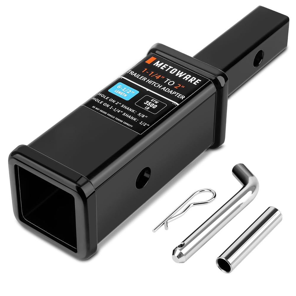 METOWARE front view of adapter showing receiver conversion benefit