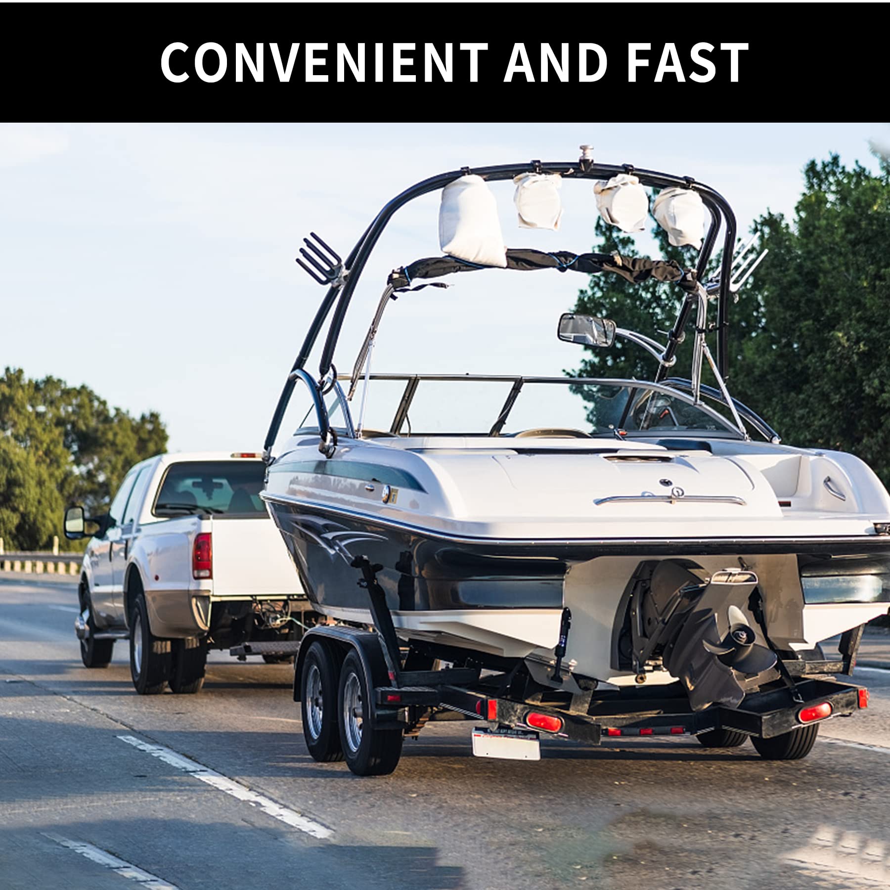 METOWARE on trailer in use illustrating durable towing performance and peace of mind