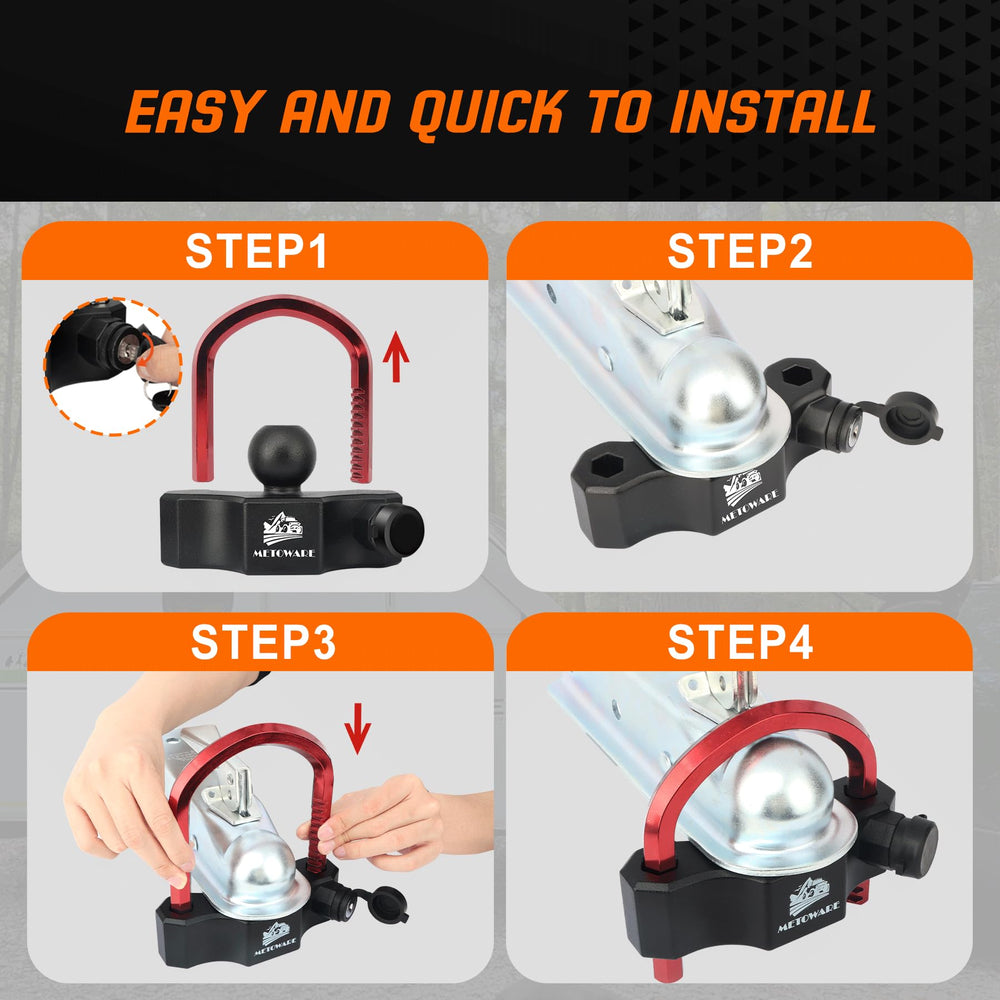 METOWARE ratchet adjustment detail demonstrating quick tool-free length setting