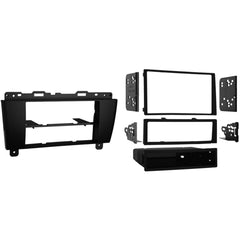 Metra front bezel black showing clean dash integration and improved fit