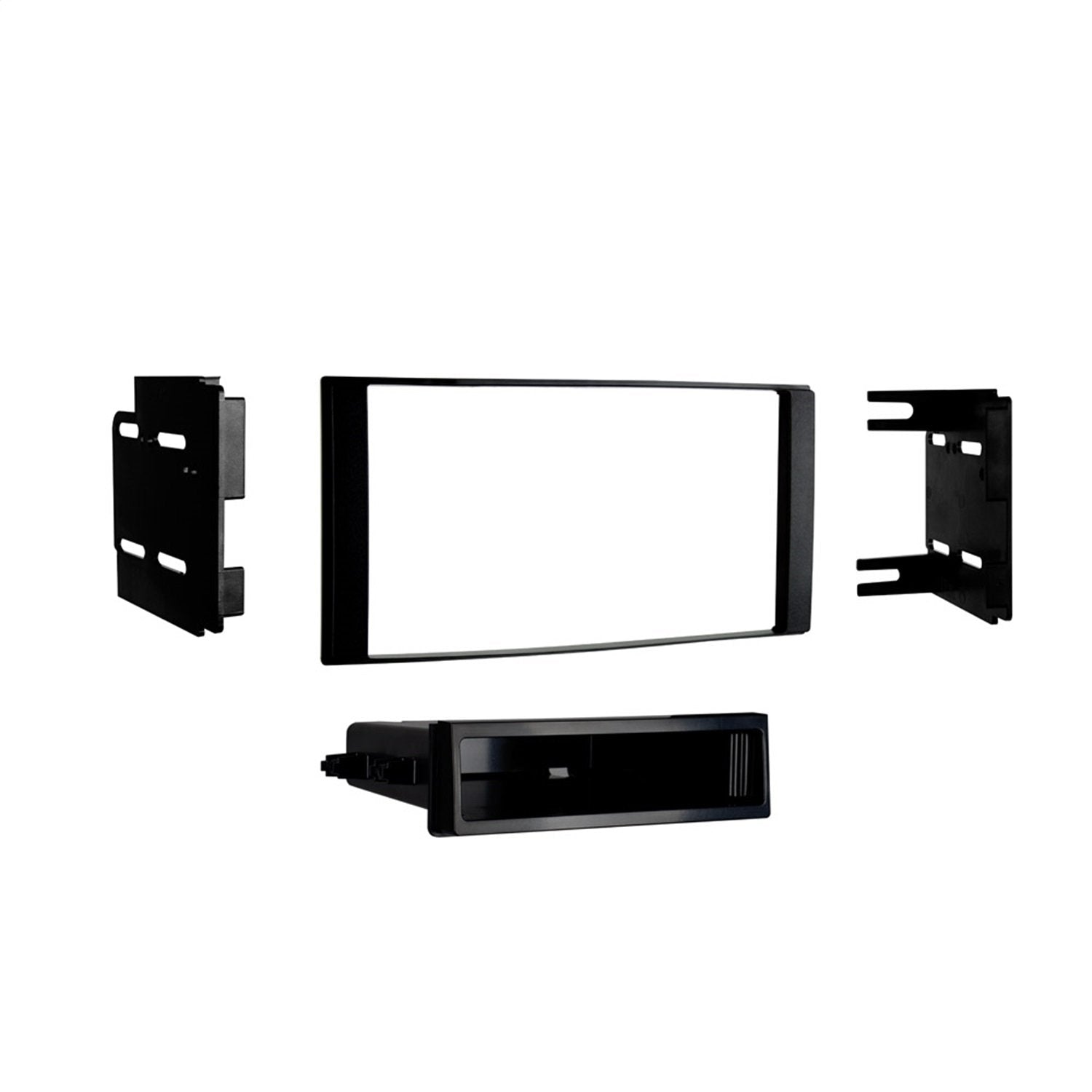 Metra 99-7621 front view dash kit showing pocket and radio opening for clean install
