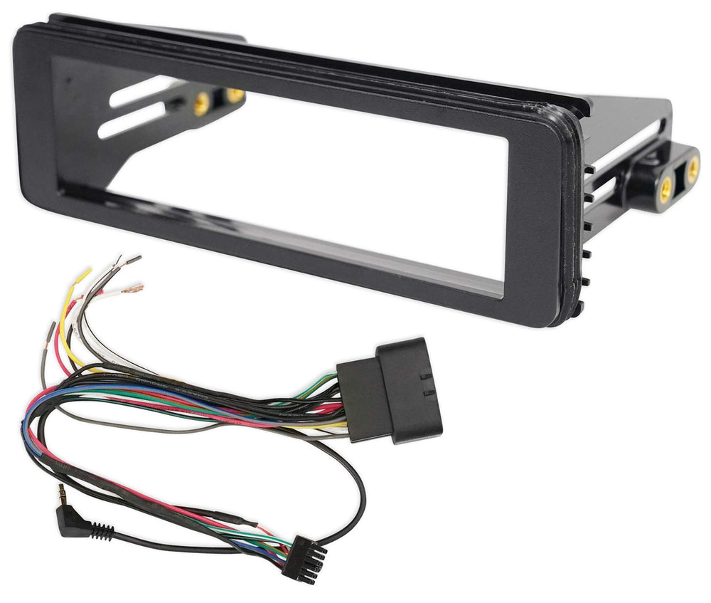 Metra 99-9600 held next to hand showing size and mounting scale