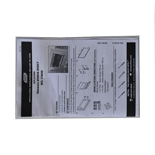 Metra mounting components displayed for easy installation and secure hardware fit