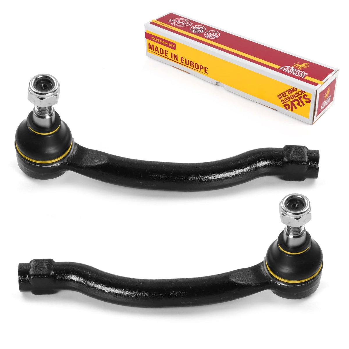 METRIX PREMIUM CHASSIS PARTS outer tie rod front view showing solid construction and fit