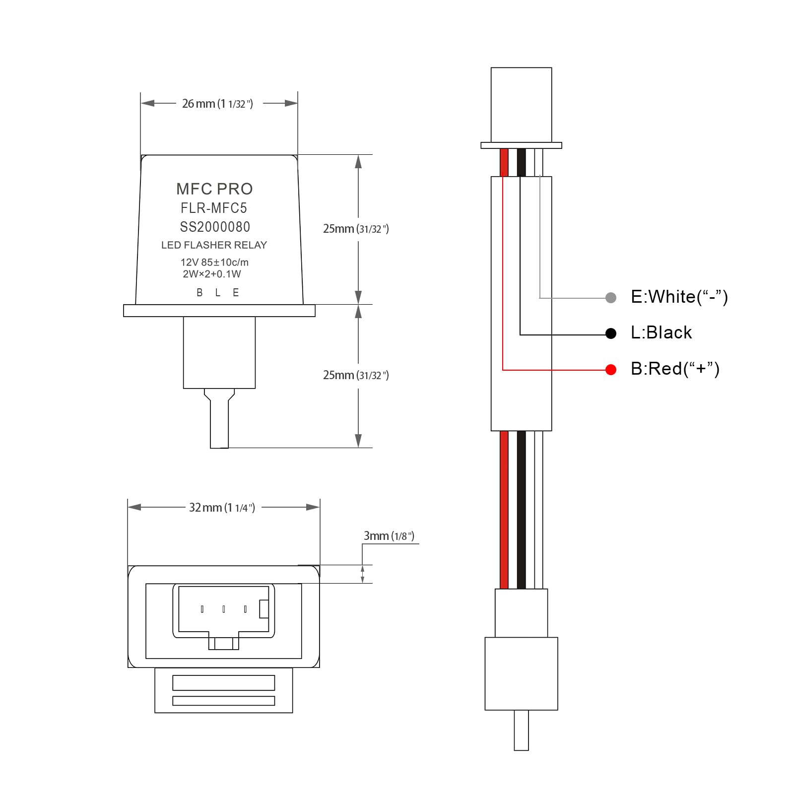 MFC PRO on motorcycle with LED turn signal demonstrating stable flashing benefit
