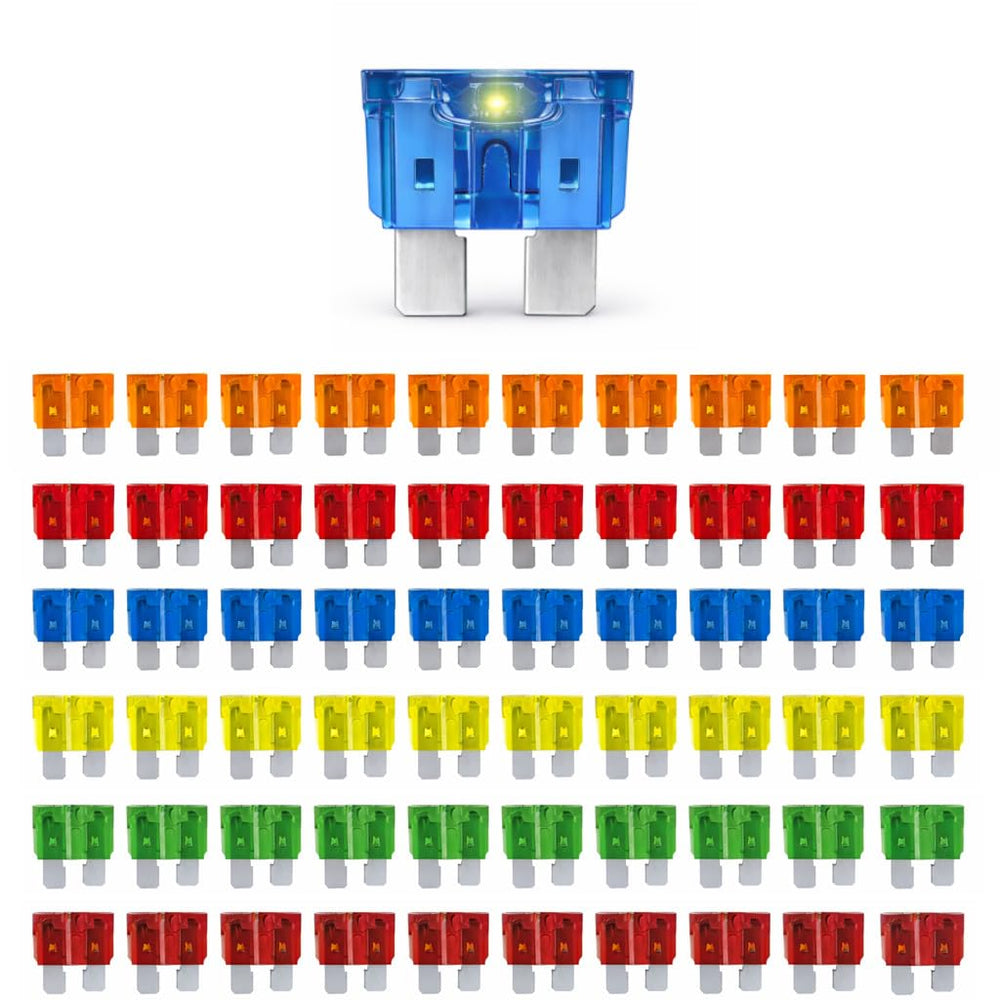 MGI SpeedWare front pack showing 60-piece LED blade fuse assortment for quick readiness