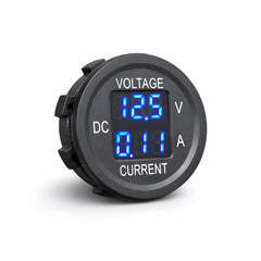 MGI SpeedWare front panel with blue LED displaying voltage and current, clear monitoring benefit
