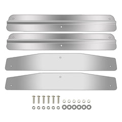 MGWILL front view of 24-inch mud flap weight showing even coverage and reduced spray