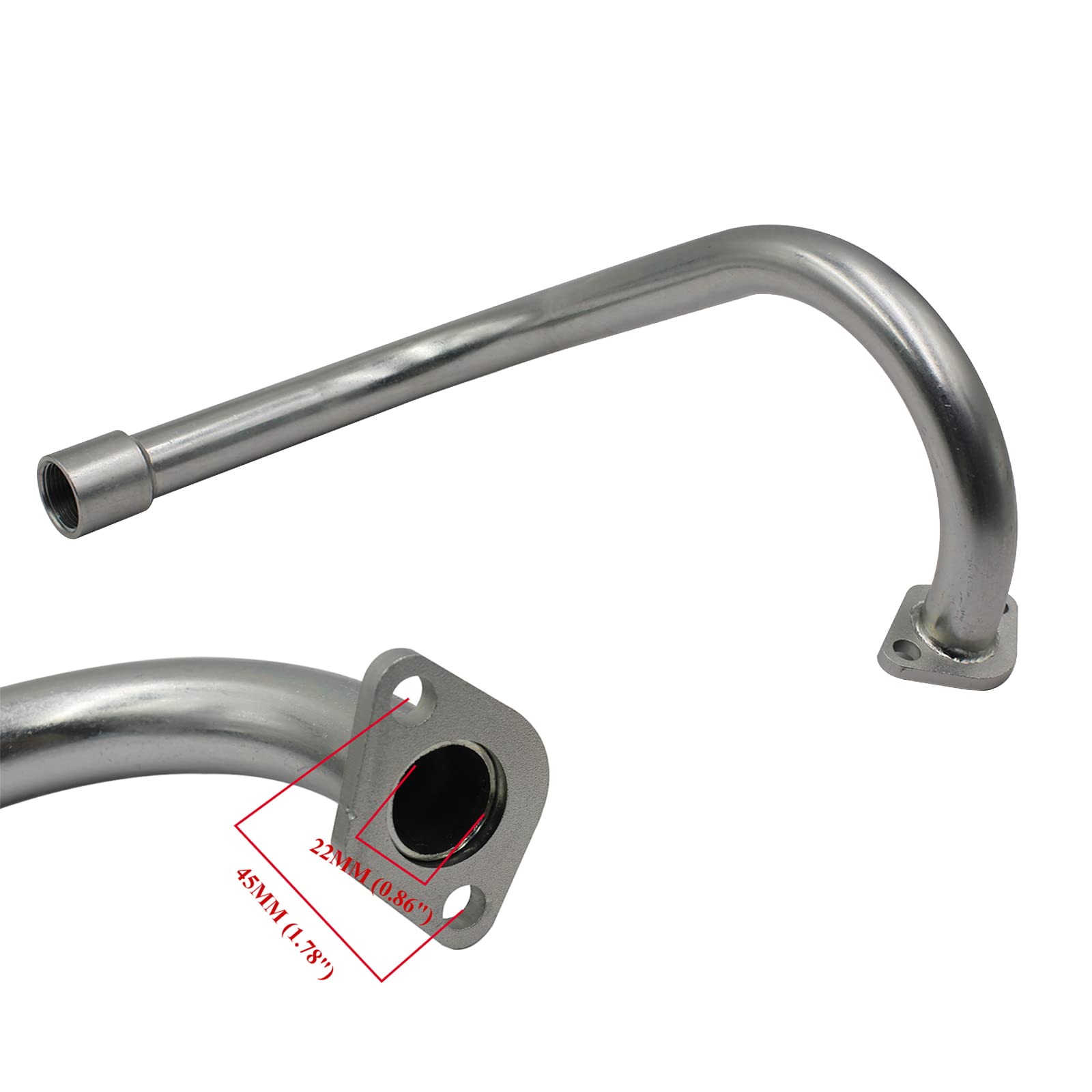 MGWILL threaded outlet detail showing NPT thread and installation clarity benefit