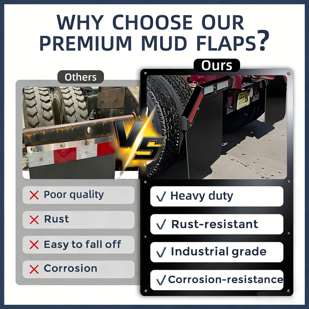 MIAOKUI hanger mounted on semi truck improving mud flap stability