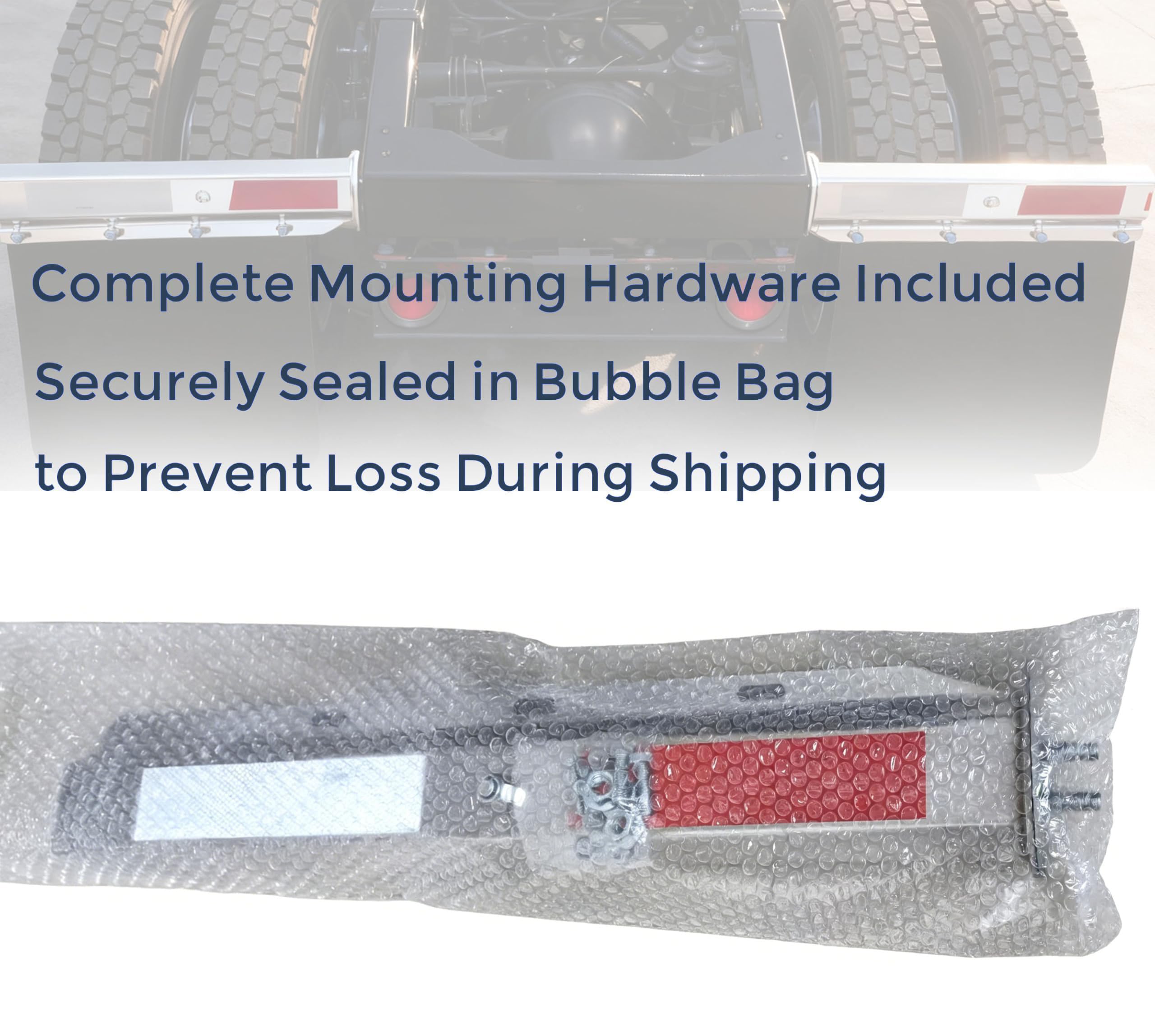 MIAOKUI hanger beside ruler demonstrating 2.5-inch bolt spacing fit