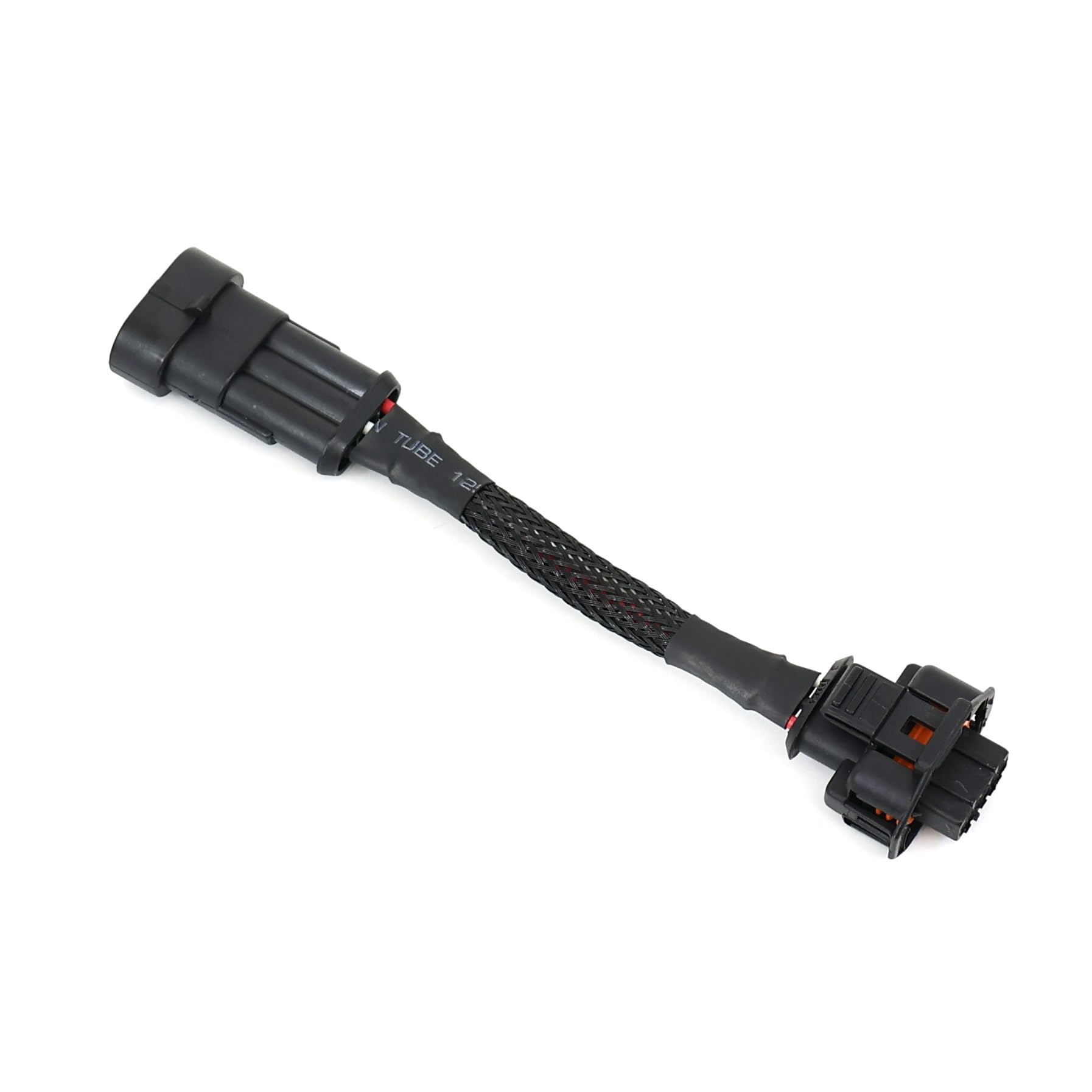 Michigan Motorsports adapter harness front view showing connectors for fast installation benefit