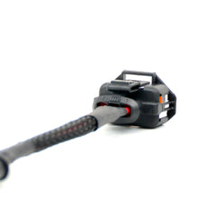 Michigan Motorsports harness installed on engine demonstrating easy plug-and-play compatibility