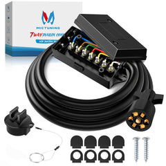 MICTUNING front plug overview showing heavy duty molded connection and secure fit