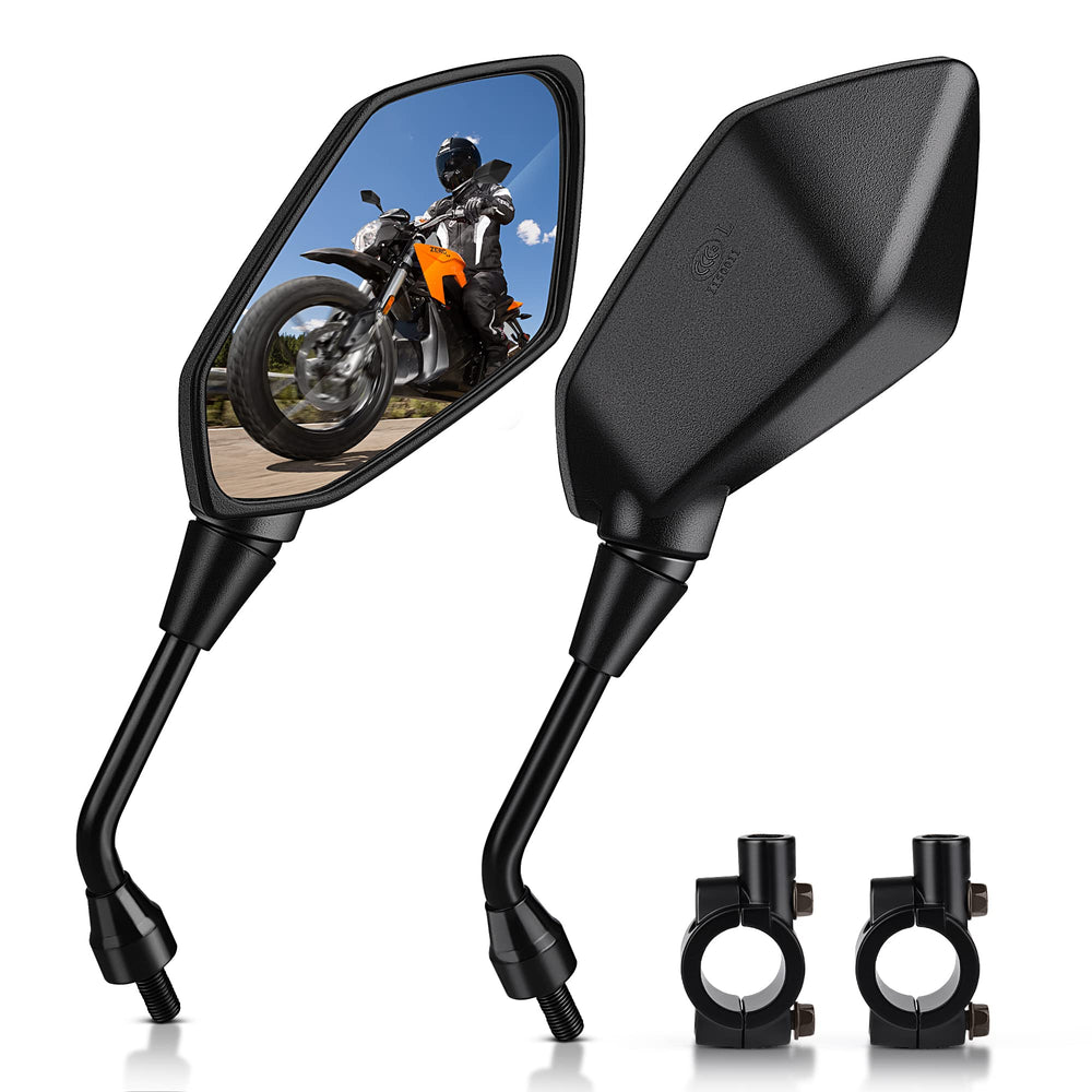 MICTUNING hawk-eye front-facing pair showing wide rear view benefit