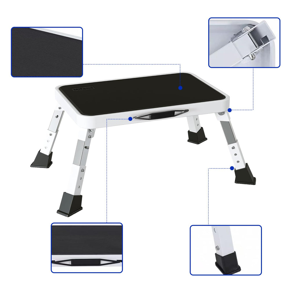 Mifami integrated handle and folded profile for easy carrying