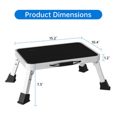 Mifami folded profile demonstrating slim storage and portability