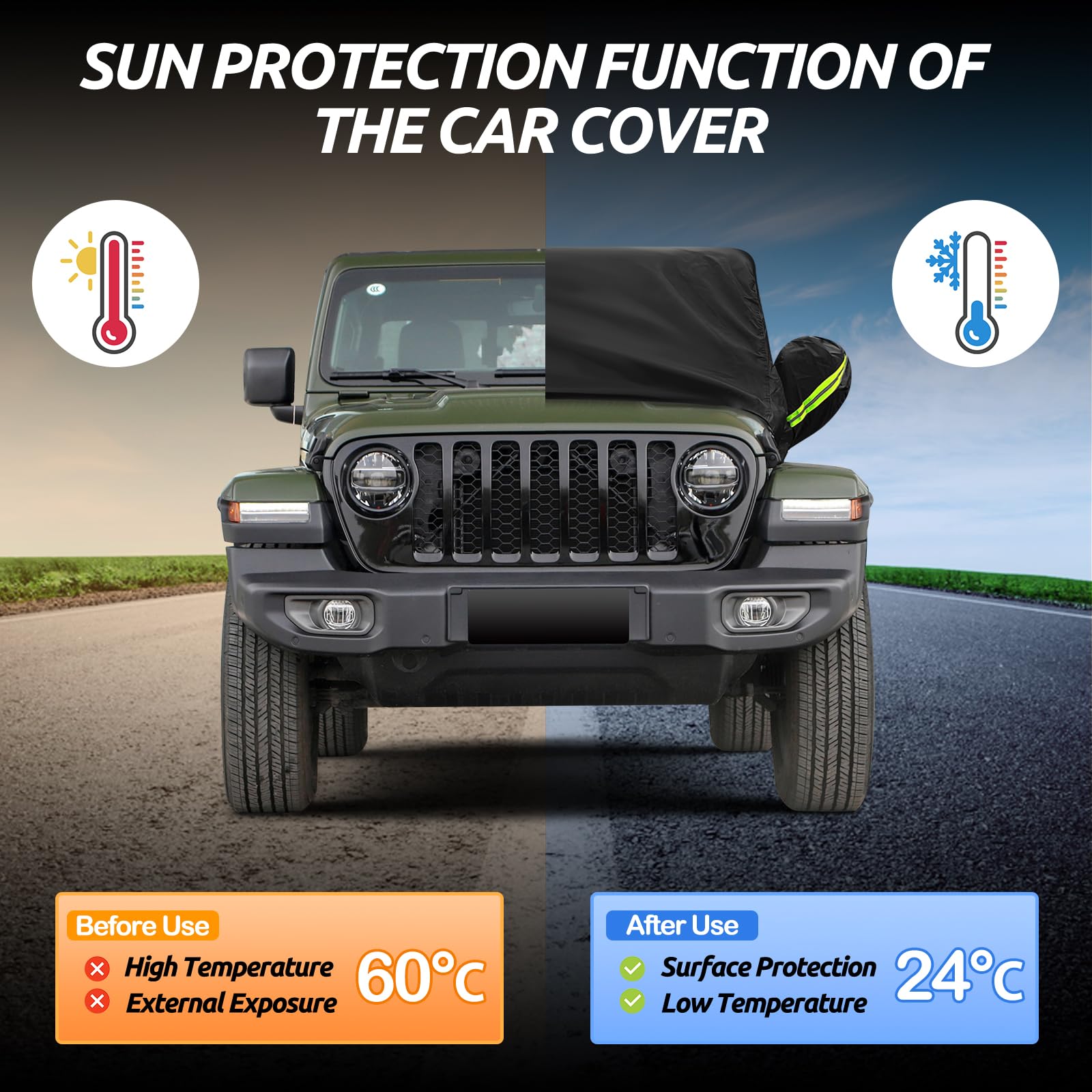 Migaven reflective strips enhancing nighttime visibility and parking safety