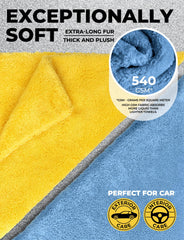 Mighty Cleaner close-up of plush microfiber fibers for gentle, scratch-free cleaning