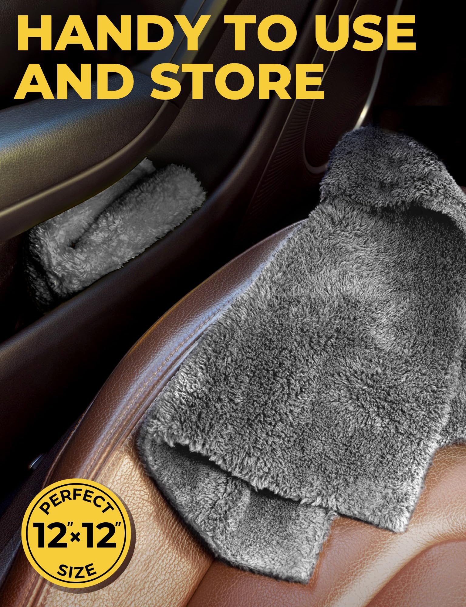 Mighty Cleaner six-pack stored in glovebox for on-the-go detailing