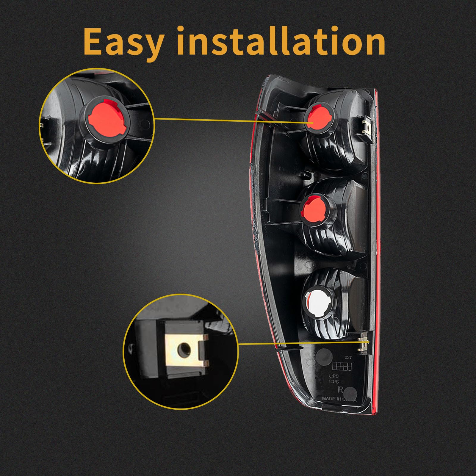 MiKaFex wiring connector detail with easy plug-and-play installation benefit