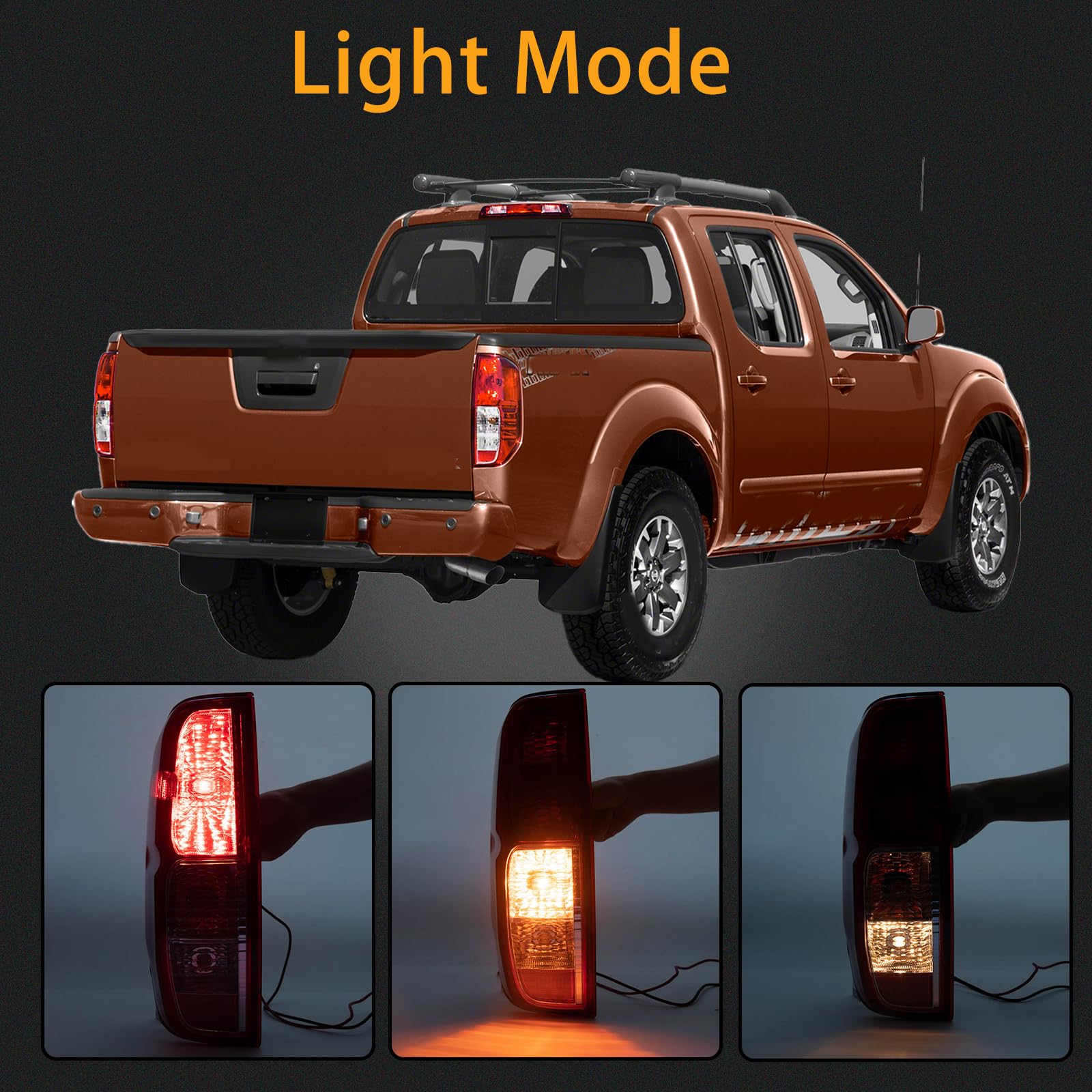 MiKaFex tail light mounting points showing direct-fit alignment benefit