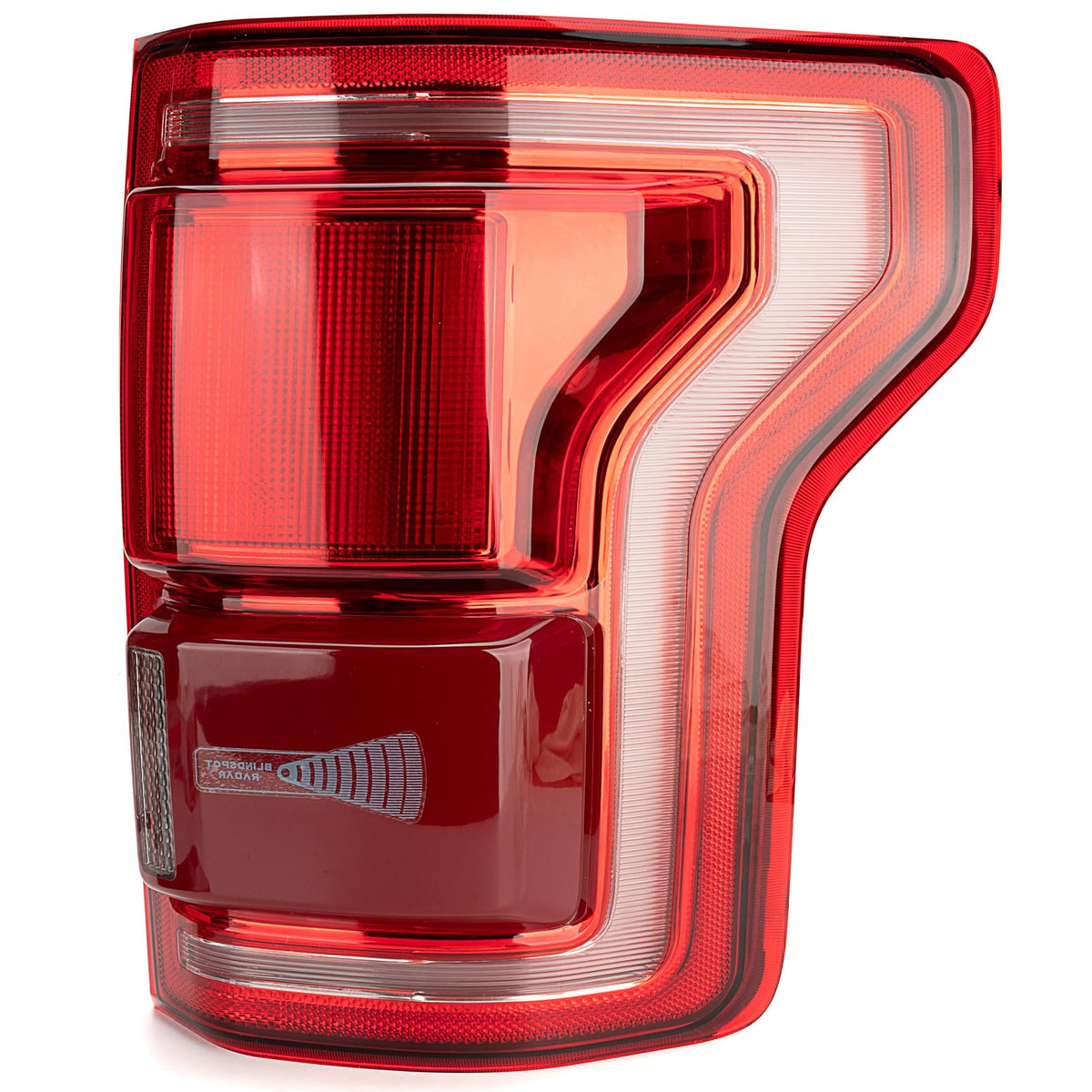 MiKaFex LED tail light front assembly showing clean finish and OEM look