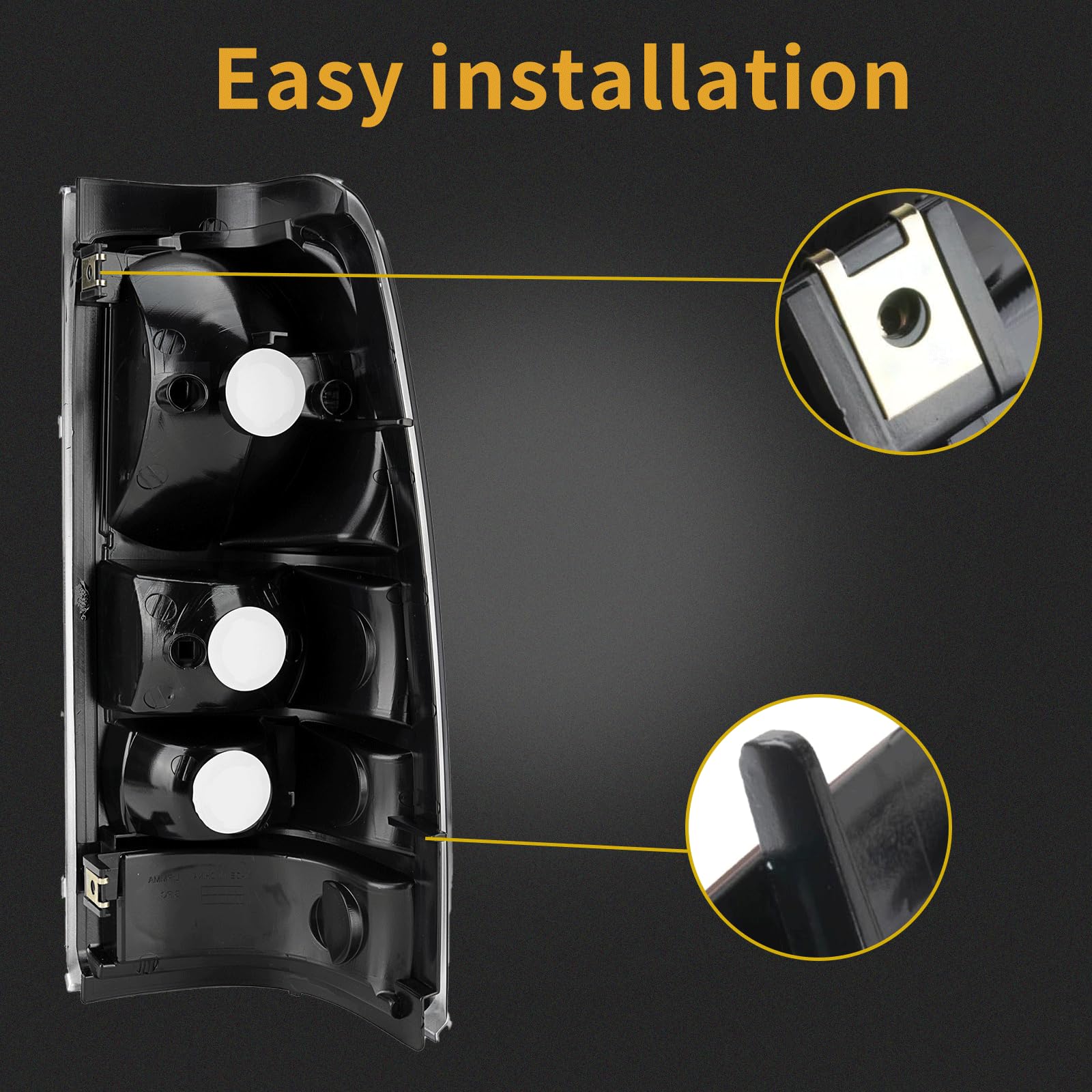 MiKaFex tail light installed on Silverado demonstrating direct-fit replacement