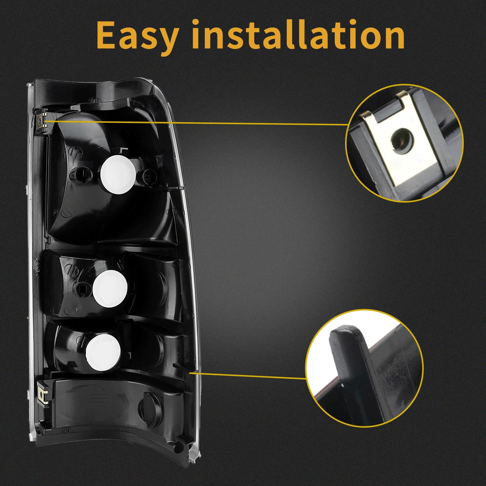 MiKaFex tail light installed on Silverado demonstrating direct-fit replacement