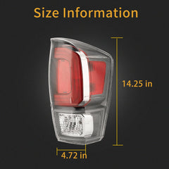 MiKaFex tail light lens texture detail highlighting clear red lens durability